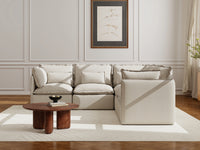 Lifely Modular 5 Seater Corner - Linen Beige