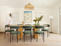 Amber Set of 2 Dining Chair - Green