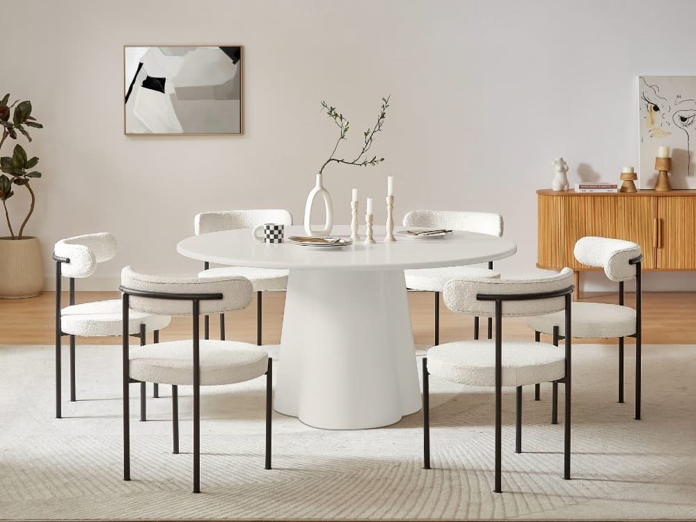 Sorrento White  Dining  Set