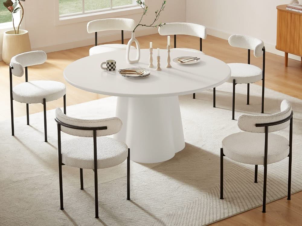 Sorrento White  Dining  Set
